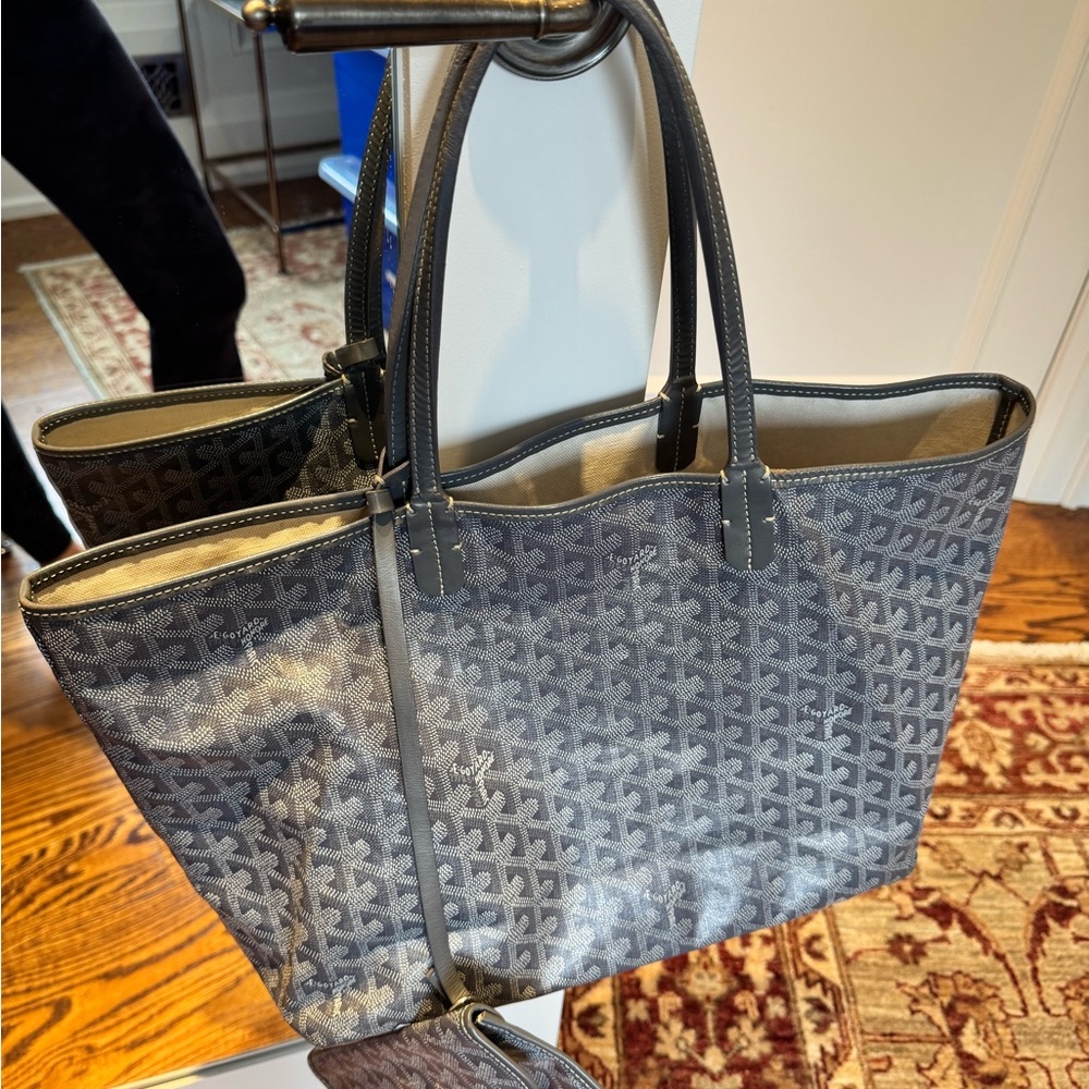 Authentic Grey Goyard St. Louis PM TOTE - Picture 14 of 16
